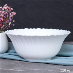 Салатник 550 мл 165 мм Тюльпан белый / 23 PCS-8967100
