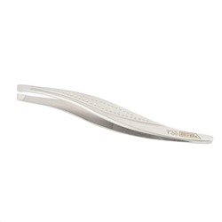 Nippon Nippers Пинцет для бровей / T-08, скошенный, узкий хват, 95 мм