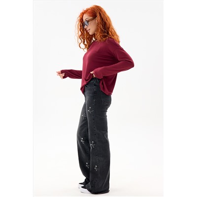 Лонгслив женский оверсайз Б Арт. 10637