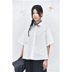 Рубашка женская 89566 белый (единый размер 42-52)