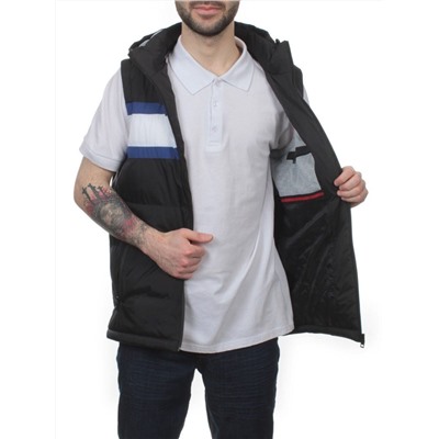 2113 BLACK Жилет мужской (100 гр. синтепон)