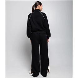 Спортивный костюм #КТ8003 (7), чёрный,леопардовый