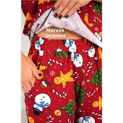 Женская новогодняя пижама Happyfox