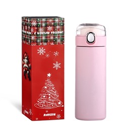 УЦЕНКА Термос Мастер К Simple, 400 мл, 20.5×6.3 см сохраняет тепло 8 ч, нержавеющая сталь, пластик, розовый