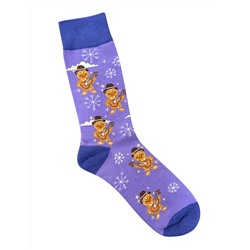 Носки НГ р.37-44 "Happy NY" Пряники с Гитарой