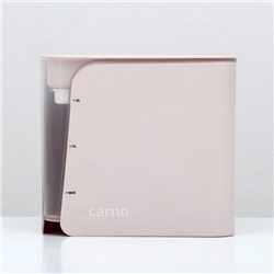Фонтанчик для животных Carno, 2 л, с датчиком воды и фильтром, 18×16 см 2 л, розовый