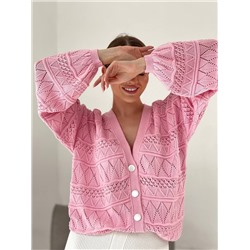 Кардиган KROSHE, Розовый