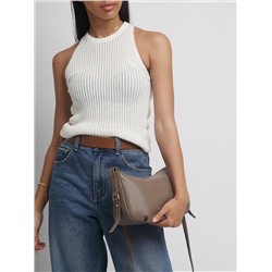 Женская кожаная сумка Richet 3229LN 612 Тауп