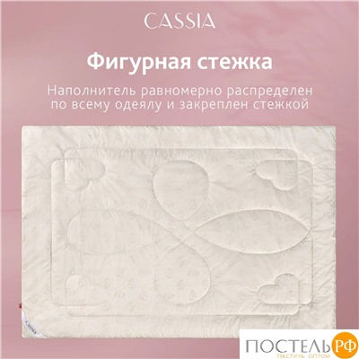 CASSIA Одеяло лайт КАЛАХАРИ 140х205,1пр.,хл./вербл.шерсть/микровол.., 200г/м2