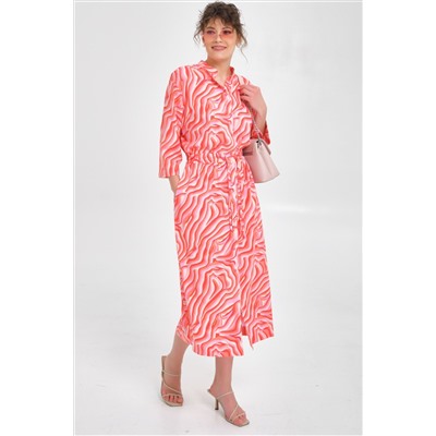 Платье из вискозы с принтом