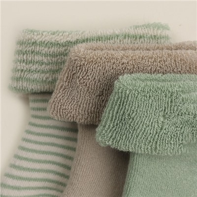 Носки детские махровые 3 пары SL HOME, 6-8 см