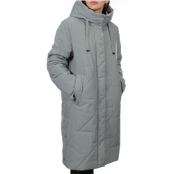 1132 GRAY Пальто зимнее облегченное женское (холлофайбер 150 гр.)