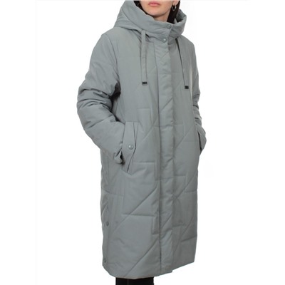 1132 GRAY Пальто зимнее облегченное женское (холлофайбер 150 гр.)