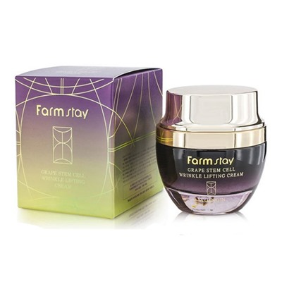 Лифтинг крем против морщин FarmStay Grape Stem Cell Wrinkle Lifting CreamКорейская косметика по оптовым ценам. Популярные бренды Корейской косметалогии в интернет магазине ooptom.ru.
