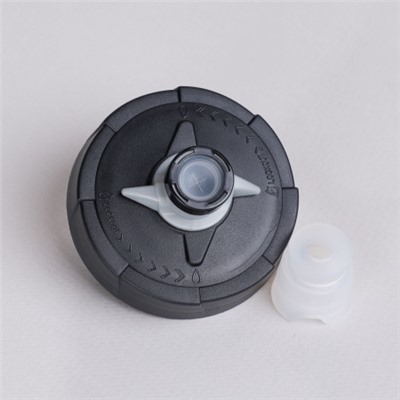 Бутылка для воды велосипедная ZEON WB226 гоночная, клапан кэмэлбак, пищевой hi-quality PP, 750ML цвет grey/уп100