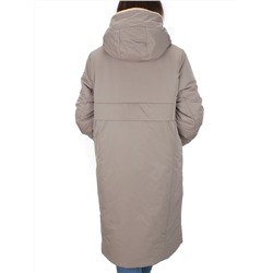 M-9079 GRAY/BEIGE Пальто зимнее женское CORUSKY (верблюжья шерсть)
