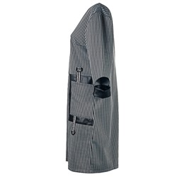 Женское платье миди в полоску 250586, размер 48, 50, 52, 54