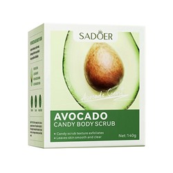 SADOER AVOCADO CANDY BODY SCRUB Скраб с экстрактом авокадо 140гр