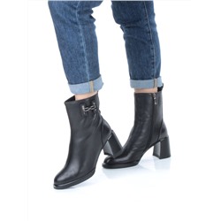 04-M3-L810 BLACK Ботинки зимние женские (натуральная кожа, натуральный мех)