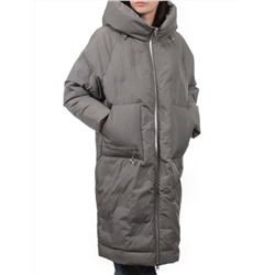 305 DARK GRAY Пальто зимнее стеганое женское (200 гр. холлофайбер)
