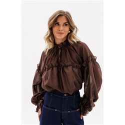 Блуза EOLA 2936 шоколад
