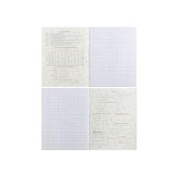 Тетрадь предметная 48 листов в клетку Calligrata «Животные. Алгебра», обложка мелованный картон