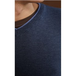 Пуловер P021-15-00 navy melange