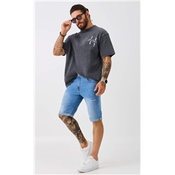 Шорты джинс FA211-0972 l.blue