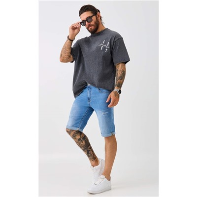Шорты джинс FA211-0972 l.blue