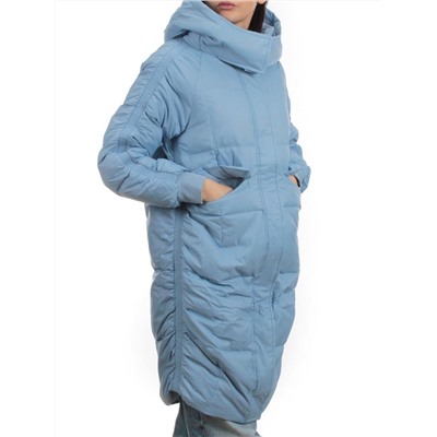 3064 BLUE Пуховик зимний женский (80% пух, 20% перо)
