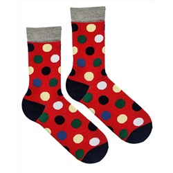 Носки р.35-40 "Bubbles" Red