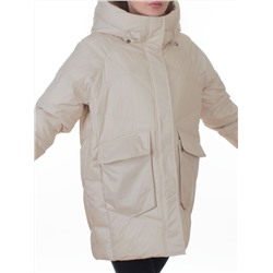 EB2819 LIGHT BEIGE Куртка зимняя женская (200 гр. холлофайбер)