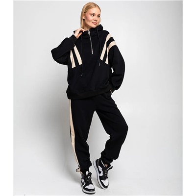 Спортивный костюм #КТ8862 (1), чёрный