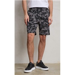 Шорты F411-09020 grey  camo