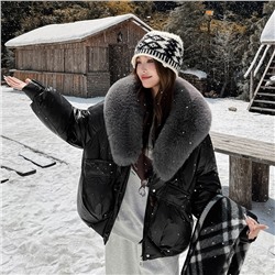 Cute Woman  Куртка с меховым воротником  M-B117