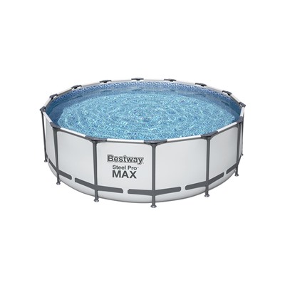 Бассейн каркасный Bestway Steel Pro Max 5612X, 427×122, фильтр-насос, лестница, тент, круглый