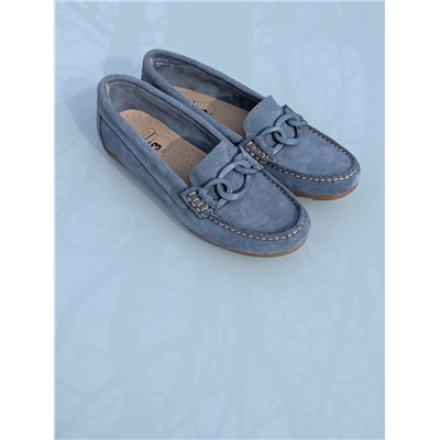 КОМБО Мокасины от испанского производителя S28397NBJeans + AB.ZAPATOS Pelle 21-20 (370) azul АКЦИЯ