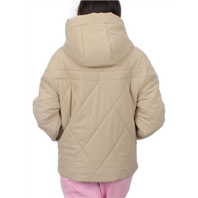 285 BEIGE Куртка зимняя облегченная женская (верблюжья шерсть)