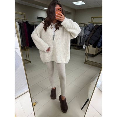 Кардиган на замке +леггинсы