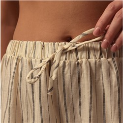 Шорты домашние женские SL HOME Linen, белые