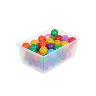 Контейнер универсальный для хранения с крышкой, объём 30 л, цвет прозрачно-матовый