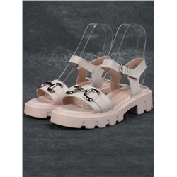 108-PEY182-2 PINK Босоножки женские (натуральная кожа)