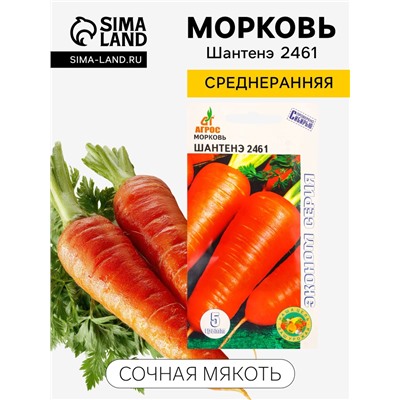 Семена Морковь «Шантенэ 2461», 5 г, «Агросс»