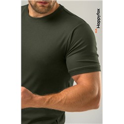 Мужская спортивная футболка в рубчик Happyfox