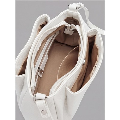 Женская кожаная сумка Richet 2225LN 613 Белый