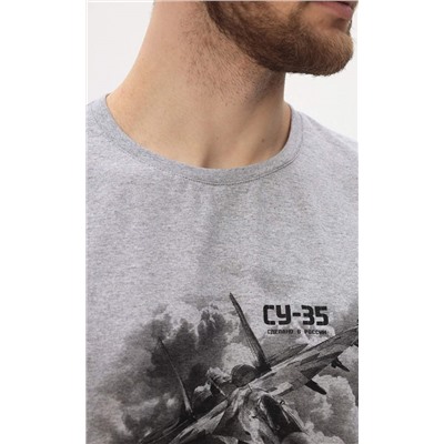 Футболка F411-06-308 grey melange