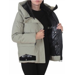 PE23-2 OLIVE Куртка зимняя женская оверсайз (150 гр. холлофайбер)