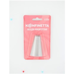 Насадка кондитерская KONFINETTA «Французская звезда», d=3 см, выход d=1.2 см, нержавеющая сталь