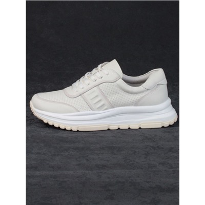 05-PDL249-2 LT. BEIGE  Кроссовки женские (натуральная кожа)
