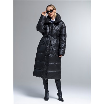 Пуховик женский черный